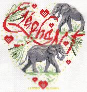Cross stitch square for Ada S's quilt