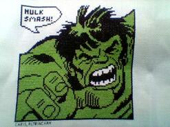 Cross stitch square for Eli K's quilt
