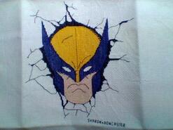 Cross stitch square for Eli K's quilt