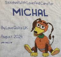 Cross stitch square for Michal's quilt
