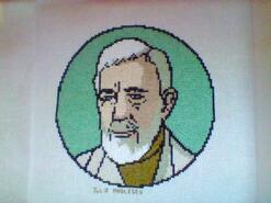Cross stitch square for Harry S's quilt