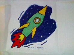 Cross stitch square for Jack R's quilt