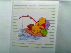 Cross stitch square for Ethan B's quilt