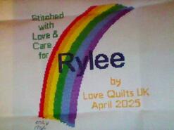 Cross stitch square for Rylee F's quilt