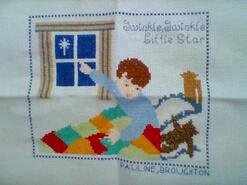 Cross stitch square for Rylee F's quilt