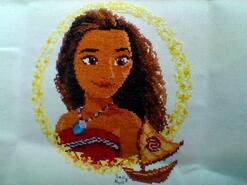 Cross stitch square for Evie G's quilt