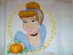 Cross stitch square for Evie G's quilt
