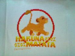Cross stitch square