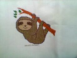 Cross stitch square for Caelan C's quilt