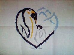Cross stitch square for Archie E's quilt