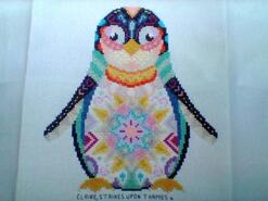 Cross stitch square for Archie E's quilt