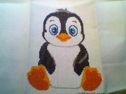Cross stitch square for Archie E's quilt