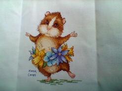 Cross stitch square for Beth M's quilt