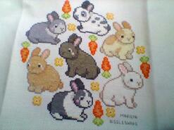 Cross stitch square for Beth M's quilt