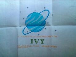 Cross stitch square for Ivy G's quilt
