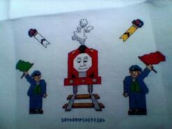 Cross stitch square