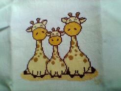 Cross stitch square for Rayyan S's quilt
