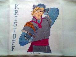 Cross stitch square for Aliza S's quilt
