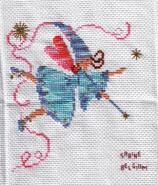 Cross stitch square for Gaby M's quilt