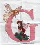 Cross stitch square for Gaby M's quilt