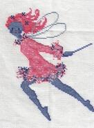 Cross stitch square for Gaby M's quilt