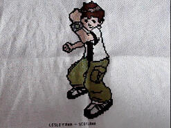 Cross stitch square for Daniel L's quilt