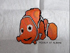 Cross stitch square for Loren H's quilt