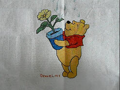 Cross stitch square for Loren H's quilt