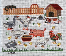 Cross stitch square for Jayden C's quilt