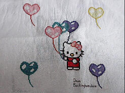 Cross stitch square for Shafa Q (Rida)'s quilt