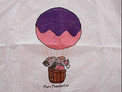 Cross stitch square for Shafa Q (Rida)'s quilt