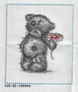 Cross stitch square for Brendan's quilt