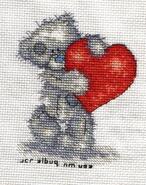 Cross stitch square for Brendan's quilt