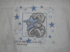 Cross stitch square for Brendan's quilt