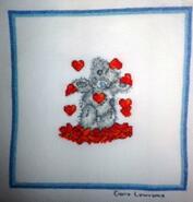Cross stitch square for Brendan's quilt