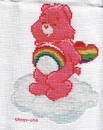 Cross stitch square for Seraphina's quilt
