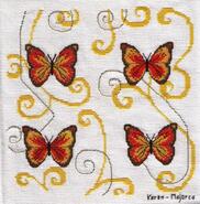 Cross stitch square for Seraphina's quilt