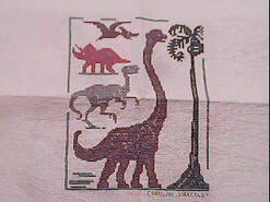 Cross stitch square for Theo C's quilt