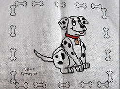 Cross stitch square for Mathew H's quilt