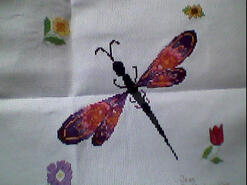 Cross stitch square for Imogen A's quilt