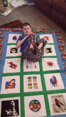 Photo of Jack Cs quilt