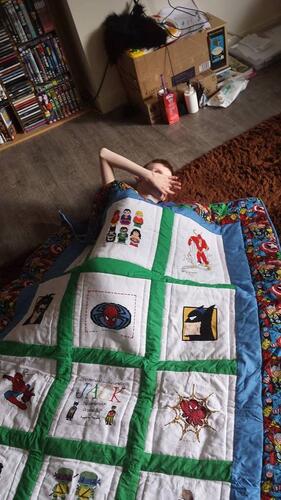 Photo of Jack Cs quilt