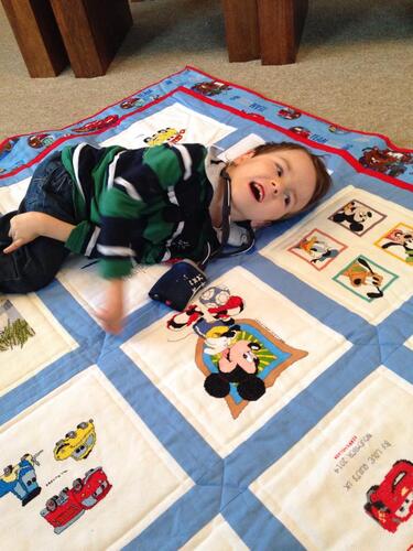 Photo of Christopher Ms quilt