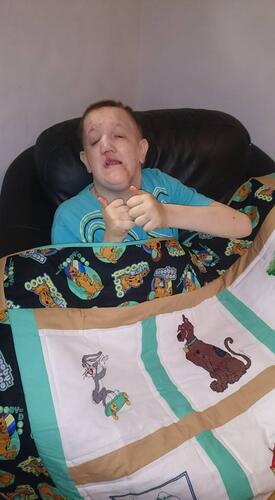 Photo of Jamie Bs quilt