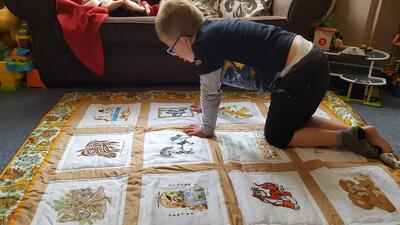 Photo of Samuel As quilt