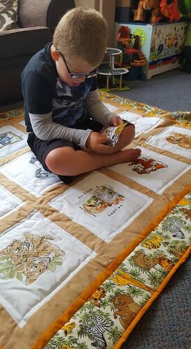 Photo of Samuel As quilt