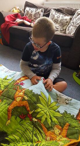 Photo of Samuel As quilt