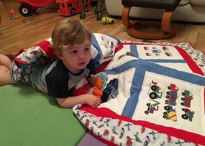 Photo of Benjamin Ms quilt