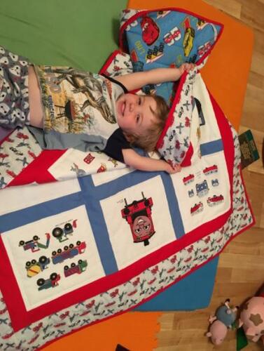 Photo of Benjamin Ms quilt