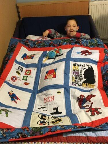 Photo of Ben Ps quilt